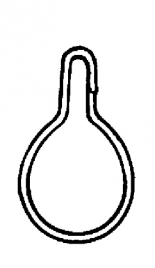 Anneaux pour rideaux de douche - métal chromé - blister de 12. disponible abidjan cote d'ivoire.