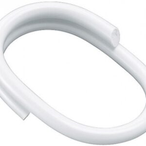 Anneaux pour rideaux de douche - matière plastique - blister de 12 - blanc. disponible abidjan cote d'ivoire.