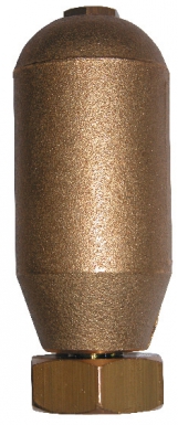 Anti-bélier à air laiton brut - pose verticale - filetage f 15x21. disponible abidjan cote d'ivoire.