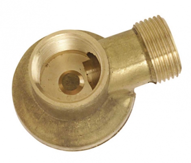 Applique de robinet laiton brut - entrée 20x27 - sortie 20x27. disponible abidjan cote d'ivoire.