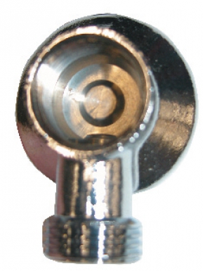 Applique de robinet laiton poli entrée filetée sans écrou - filet. disponible abidjan cote d'ivoire.