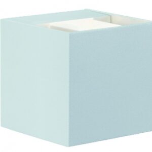 Applique murale led en saillie cybo carrée 2x3 w 355 lm 2700°k 80x80mm ip65 blanc alu. disponible abidjan cote d'ivoire.