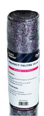 Bâche de protection absorbante anti dérapante - feutre avec film polyéthylène 280gr/m2 - rouleau 1 x 10 m. disponible abidjan cote d'ivoire.