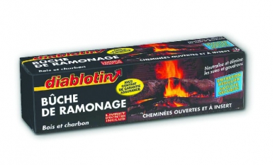 Bûche de ramonage diablotin 1. disponible abidjan cote d'ivoire.