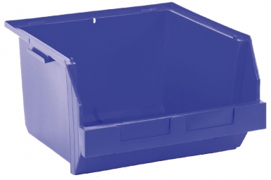 Bac de stockage à bec pick-in - 28 litres - l x p x h : 400 x 400 x 240 mm - plastique bleu. disponible abidjan cote d'ivoire.