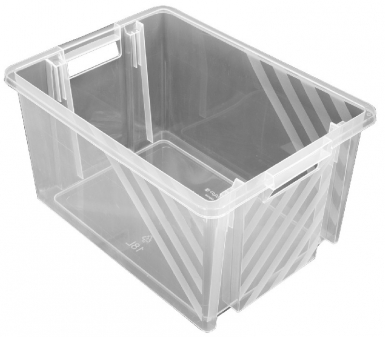 Bac novabac 18 l - coloris translucide. disponible abidjan cote d'ivoire.