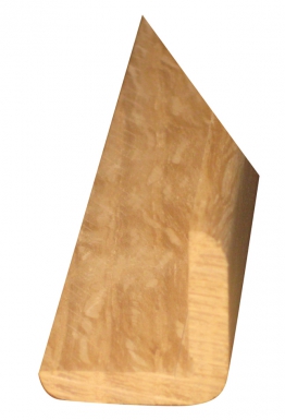 Baguette d'angle chêne angles extérieurs arrondis 28x28 mm lg. disponible abidjan cote d'ivoire.