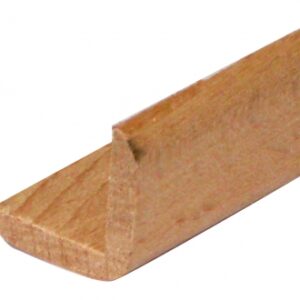 Baguette d'angle hêtre angles extérieurs arrondis 23x23 mm lg. disponible abidjan cote d'ivoire.