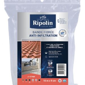 Bande fibrée anti-infiltration - s'utilise avec anti-infiltration toiture ou terrasse & balcon  - 90 mm x 10 m. disponible abidjan cote d'ivoire.