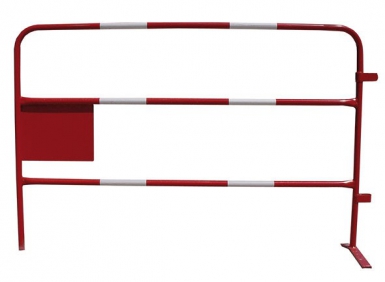 Barrière de chantier - l x h 150 x 100 cm - tube ø 25 mm. disponible abidjan cote d'ivoire.