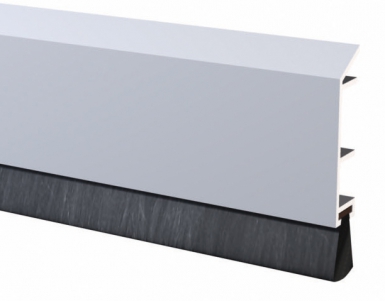 Bas de porte en pvc brosse extra souple l 100 cm blanc. disponible abidjan cote d'ivoire.