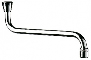 Bec orientable mural - f 1/2" - l 200 mm - h 120 mm - laiton chromé. disponible abidjan cote d'ivoire.