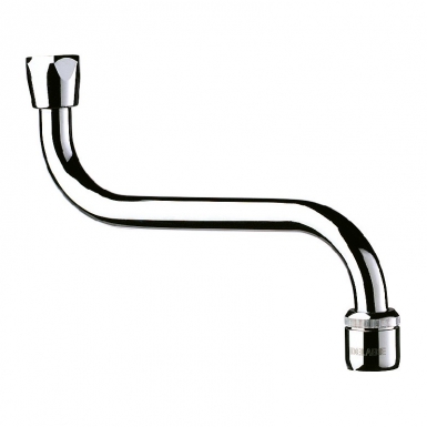 Bec orientable mural - f 3/4" - l 150 mm - h 130 mm - laiton chromé. disponible abidjan cote d'ivoire.