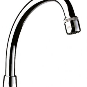 Bec orientable sur plage - f 3/4" - l 250 mm - h 170 mm - laiton chromé. disponible abidjan cote d'ivoire.