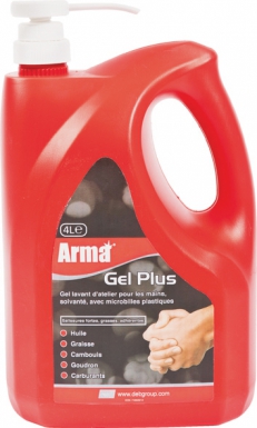 Bidon arma gel - gel d"atelier, solvanté microbilles plastiques - pompe - 4 l. disponible abidjan cote d'ivoire.
