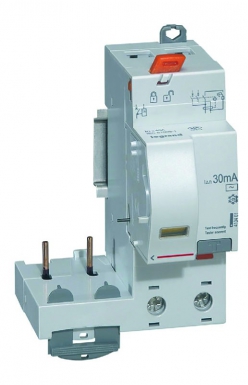 Bloc différentiel adaptable à vis dx³ pour disjoncteur 1 module par pôle - 2p 230v~ - 40a - typeac 30ma. disponible abidjan cote d'ivoire.