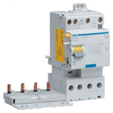 Bloc différentiel tétrapolaire 4 p sensibilité i∆n 300 ma - in 63a - 3 mod. disponible abidjan cote d'ivoire.