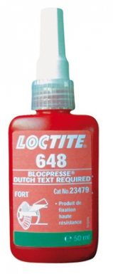 Blocpresse "loctite 648" - fixation de roulements, bagues, chemises, inserts, poulies - 24 ml. disponible abidjan cote d'ivoire.