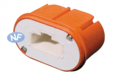 Boîte d'encastrement capribox dcl applique 2xø 40 p 40 mm avec couv. disponible abidjan cote d'ivoire.