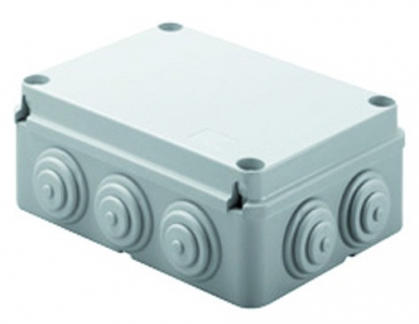 Boîte de dérivation étanche à vis 1/4 de tour 150x110x70 mm 10 entrées. disponible abidjan cote d'ivoire.