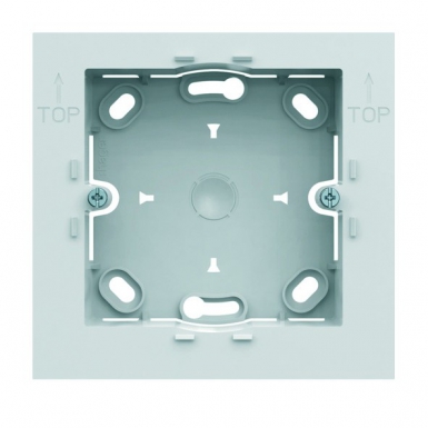 Boîte saillie simple finition teintée dans la masse blanc pure. disponible abidjan cote d'ivoire.