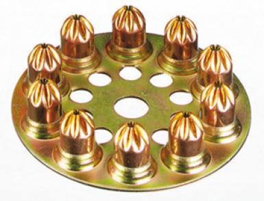 Boite de 10 disques de 10 cartouches d9 marron 6,3/10 (très faible) pour p60. disponible abidjan cote d'ivoire.