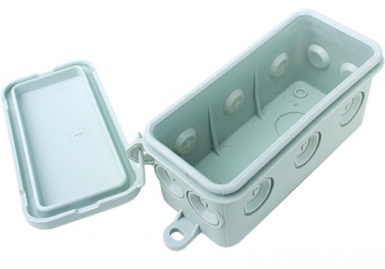 Boite de dérivation étanche - ip55 - couvercle enclipsable - 80x40x40 mm. disponible abidjan cote d'ivoire.