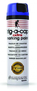 Bombe traceur trig-a-cap® extra - précis et fin tous supports - séchage 5 mn - 650ml - bleu. disponible abidjan cote d'ivoire.