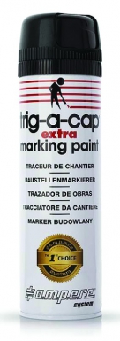 Bombe traceur trig-a-cap® extra - précis et fin tous supports - séchage 5 mn - 650ml - noir. disponible abidjan cote d'ivoire.