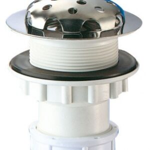 Bonde de stalle avec siphon intégré - sortie ø 40 - crépine inox. disponible abidjan cote d'ivoire.