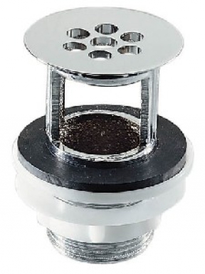 Bonde laiton avec trop-plein 80 mm - 33 x 42 - chromé. disponible abidjan cote d'ivoire.