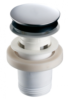 Bonde lavabo à clapet inox et écoulement libre - commande manuelle - sortie 33x42. disponible abidjan cote d'ivoire.