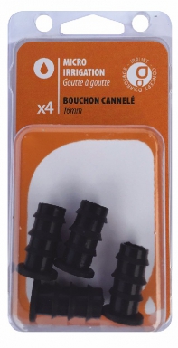 Bouchons cannelés 16x16 mm - blister 4 pièces. disponible abidjan cote d'ivoire.