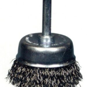 Brosse coupe - fil ondulé acier fin - ø 50 mm - tige 6. disponible abidjan cote d'ivoire.