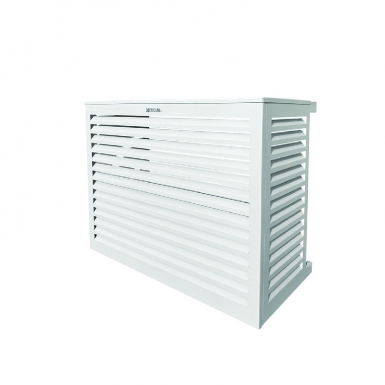 Cache-climatiseurs decoclim alu blanc - taille xl - h 1200 x l 1310 x p 650-800 (profondeur ajustable). disponible abidjan cote d'ivoire.