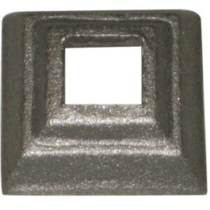 Cache scellement base 40x40 mm ép 18 mm trou 14,5 mm. disponible abidjan cote d'ivoire.