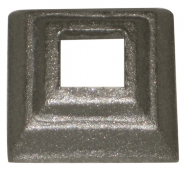 Cache scellement base 40x40 mm ép 18 mm trou 14,5 mm. disponible abidjan cote d'ivoire.