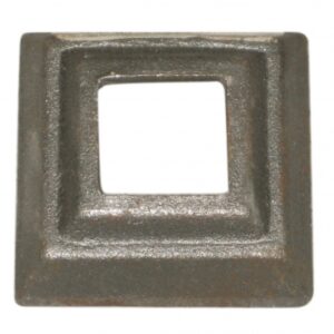 Cache scellement base 50x50 mm ép 15 mm trou 20,5 mm. disponible abidjan cote d'ivoire.