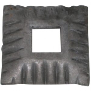 Cache scellement dimensions 80x80 mm ép 18 mm trou 26 mm ​. disponible abidjan cote d'ivoire.