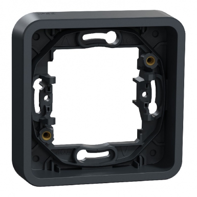 Cadre 1 poste - mureva styl - encastré - ip55 - ik08 - gris. disponible abidjan cote d'ivoire.