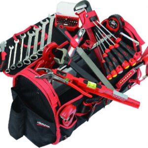 Caisse textile 39l avec composition plombier 96 outils. disponible abidjan cote d'ivoire.