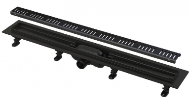 Caniveau de douche i-drain - lg 950 mm - grille noir mat. disponible abidjan cote d'ivoire.