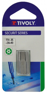 Carte 3 embouts de vissage torx tamper 25-30-40 - ø 5,5-5/6-6,3/8 - long. disponible abidjan cote d'ivoire.