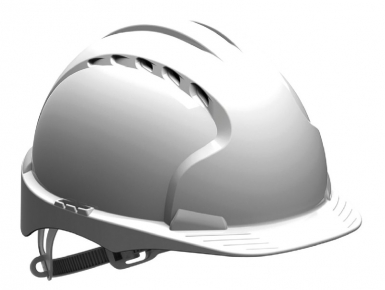 Casque de chantier evo2 - visière standard - ventilé - serrage glissière - jaune. disponible abidjan cote d'ivoire.