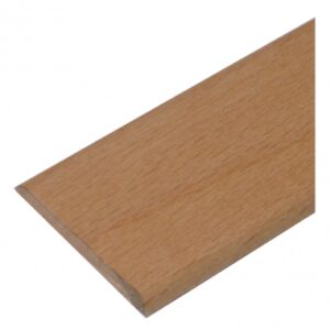 Chant-plat hêtre 2 angles arrondis 4x18 mm lg. disponible abidjan cote d'ivoire.