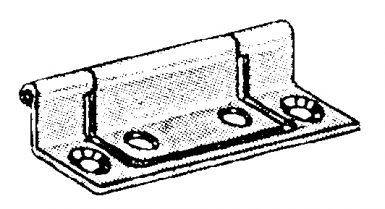 Charnière pour survitrage bichromatée - 40 mm . disponible abidjan cote d'ivoire.
