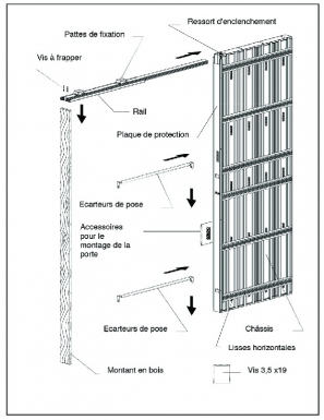 Chassis "base simple" ps100 passage 900x2030 encombrement 1910x2130 mm. disponible abidjan cote d'ivoire.