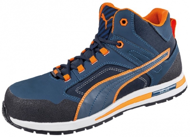 Chaussures de sécurité crosstwist - bleu/orange - taille 39. disponible abidjan cote d'ivoire.