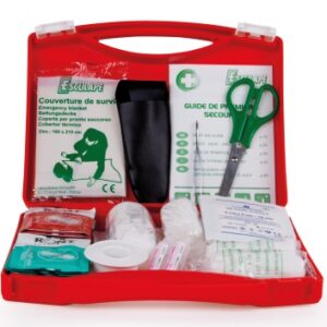 Coffret de secours batiment asep btp 5 - équipement complet standard - pour 1/5 personnes. disponible abidjan cote d'ivoire.