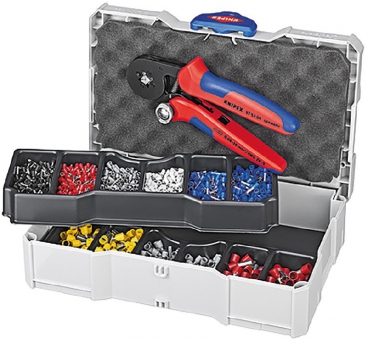 Coffret pince à sertir avec assortiment d"embouts de câbles. disponible abidjan cote d'ivoire.